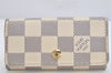 Authentic Louis Vuitton Damier Azur Multicles 4 Key Case Holder N60020 LV 1816K