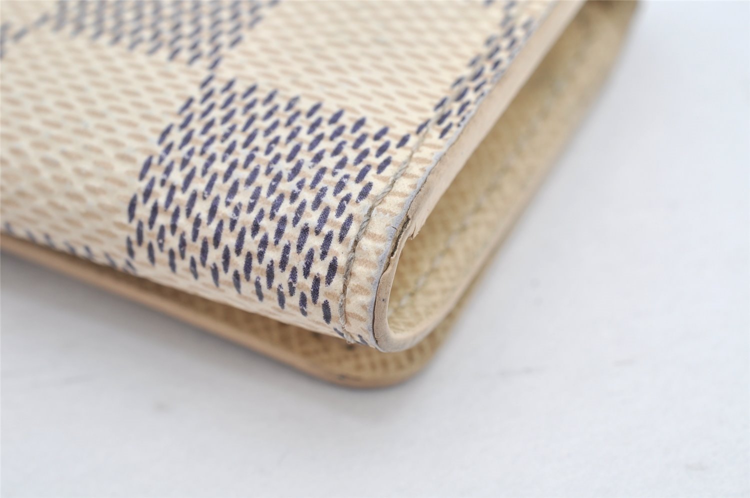 Authentic Louis Vuitton Damier Azur Multicles 4 Key Case Holder N60020 LV 1816K