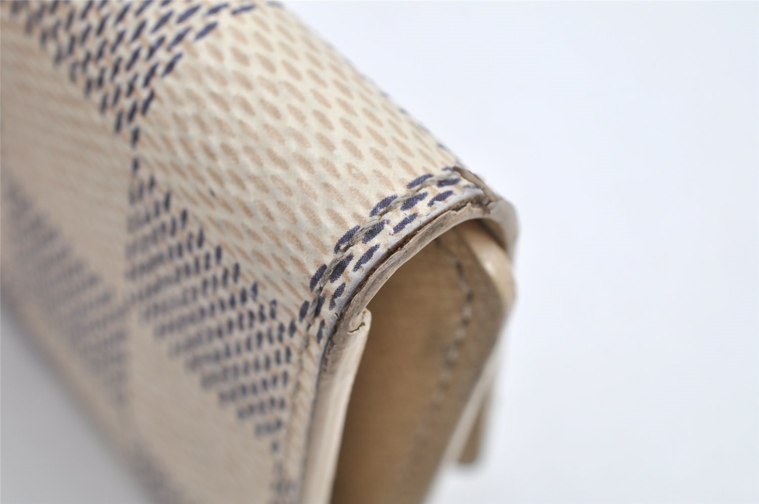 Authentic Louis Vuitton Damier Azur Multicles 4 Key Case Holder N60020 LV 1816K