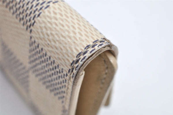 Authentic Louis Vuitton Damier Azur Multicles 4 Key Case Holder N60020 LV 1816K