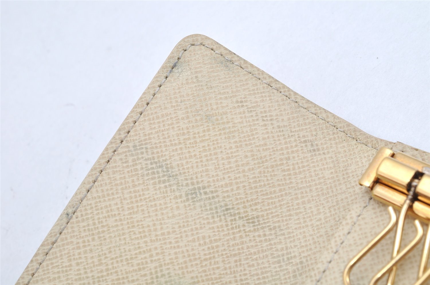 Authentic Louis Vuitton Damier Azur Multicles 4 Key Case Holder N60020 LV 1816K