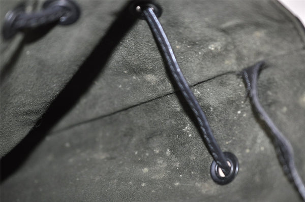 Authentic Louis Vuitton Epi Sac A Dos Shoulder Bag Black M80153 LV 1820I