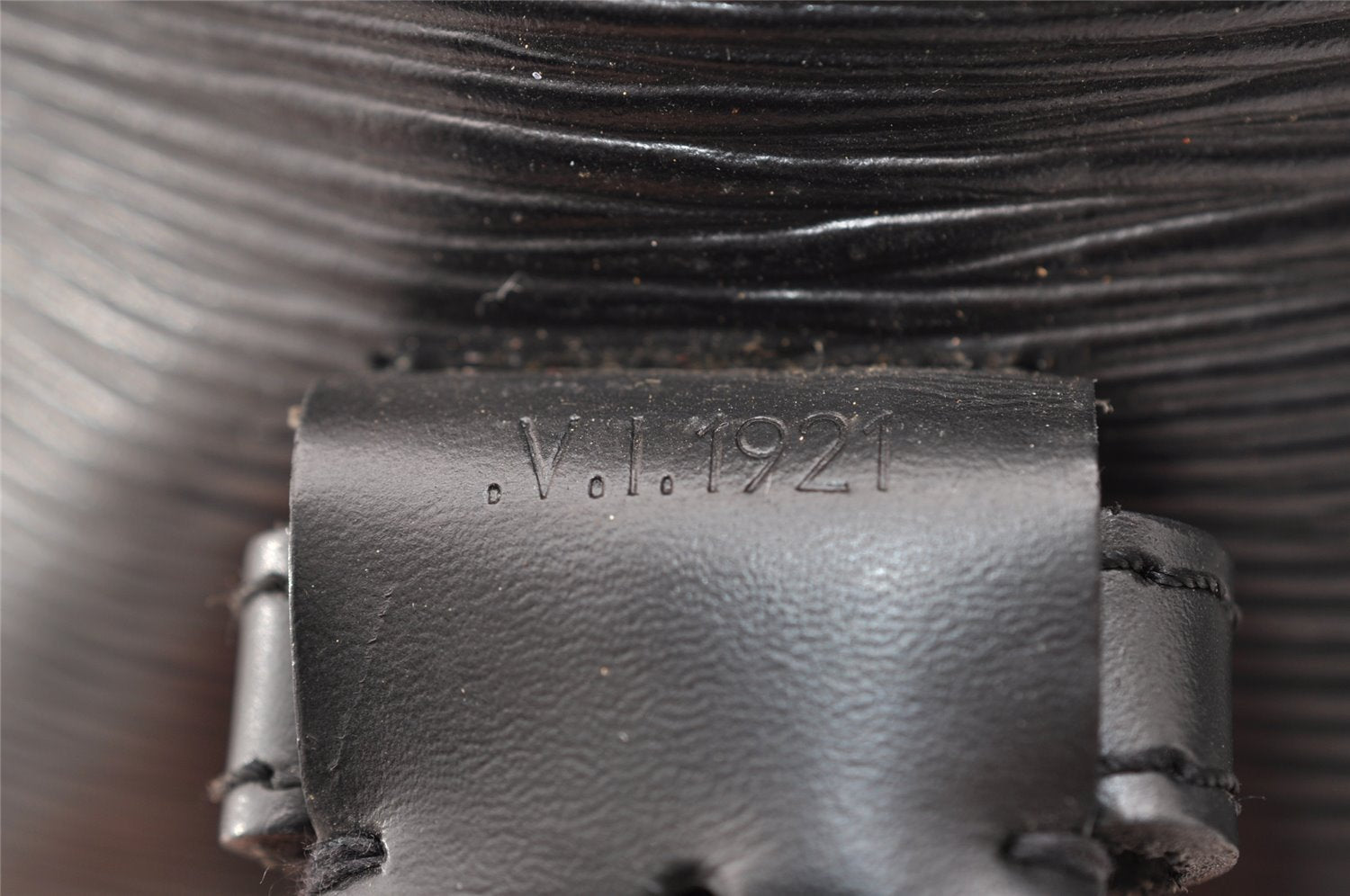 Authentic Louis Vuitton Epi Sac A Dos Shoulder Bag Black M80153 LV 1820I