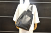 Authentic Louis Vuitton Epi Sac A Dos Shoulder Bag Black M80153 LV 1820I