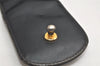 Authentic GUCCI Sherry Line Shoulder Bag Purse GG PVC Leather Navy Blue 1821K