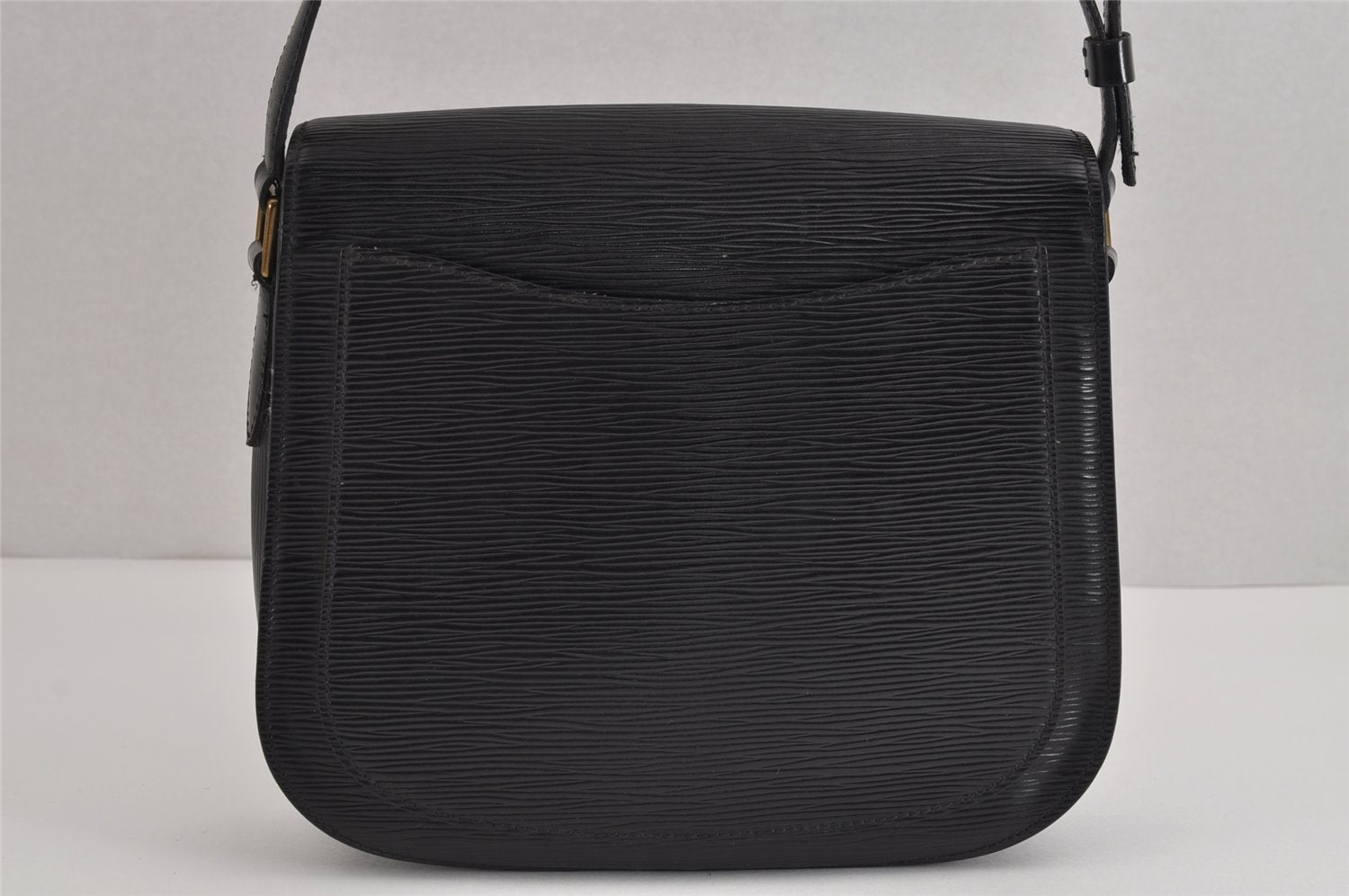 Authentic Louis Vuitton Epi Saint Cloud GM Shoulder Bag M52192 Black 1822J