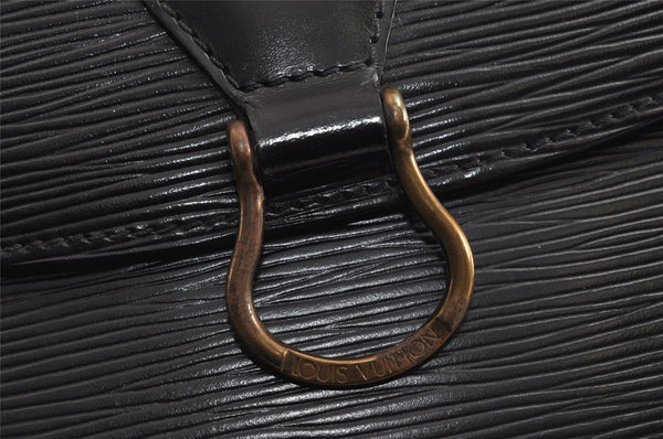 Authentic Louis Vuitton Epi Saint Cloud GM Shoulder Bag M52192 Black 1822J