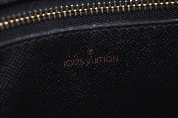 Authentic Louis Vuitton Epi Saint Cloud GM Shoulder Bag M52192 Black 1822J