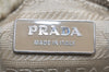 Authentic PRADA Vintage Leather Shoulder Hand Bag Cream White 1824K