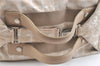 Authentic CHANEL New Travel Line 2Way Boston Bag Nylon Leather Beige 1825K