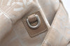 Authentic CHANEL New Travel Line 2Way Boston Bag Nylon Leather Beige 1825K