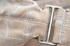 Authentic CHANEL New Travel Line 2Way Boston Bag Nylon Leather Beige 1825K