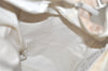 Authentic CHANEL New Travel Line 2Way Boston Bag Nylon Leather Beige 1825K