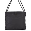 Authentic PRADA Vintage Nylon Shoulder Hand Bag Purse Black 1827K