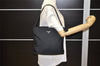 Authentic PRADA Vintage Nylon Shoulder Hand Bag Purse Black 1827K