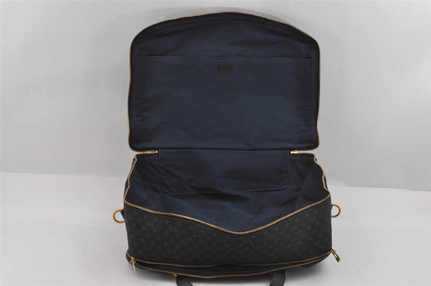 Authentic Louis Vuitton Monogram Mini Claudine 2Way Boston Bag M42331 Blue 1828I