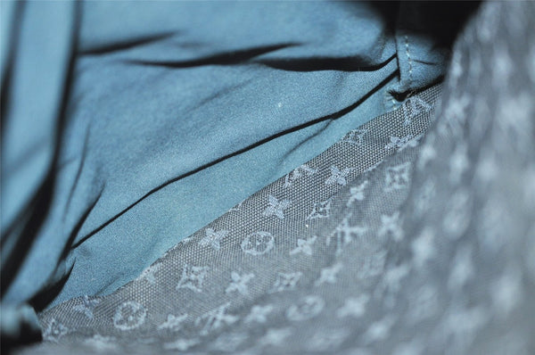 Authentic Louis Vuitton Monogram Mini Claudine 2Way Boston Bag M42331 Blue 1828I