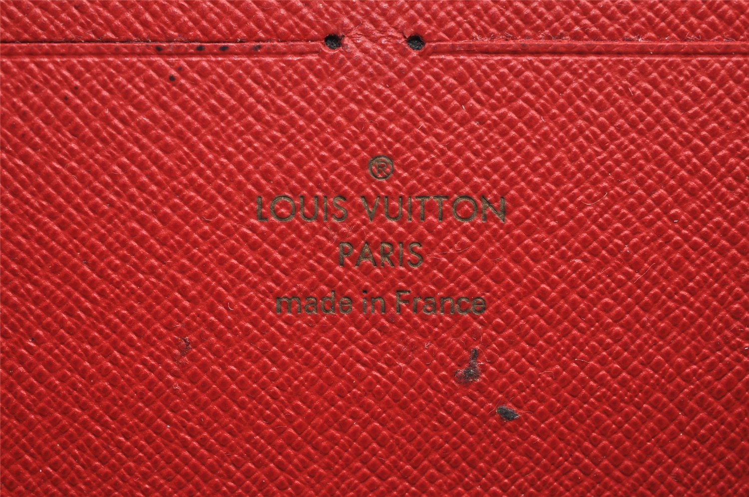 Authentic Louis Vuitton Monogram Zippy Wallet Retiro Long Red M61854 LV 1829K