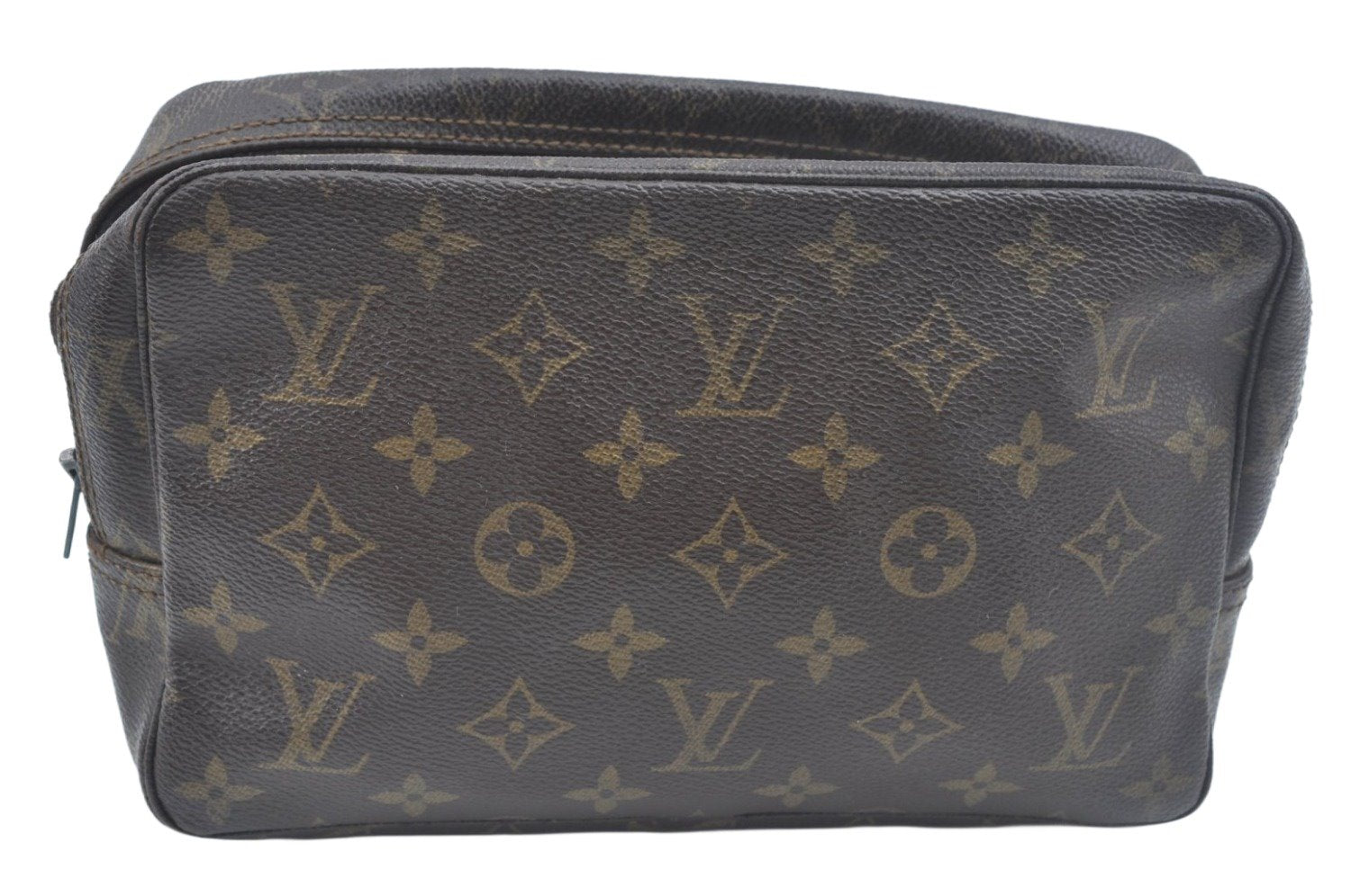 Auth Louis Vuitton Monogram Trousse Toilette 23 Clutch Bag Old Model Junk 1830J