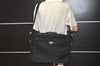 Authentic PRADA Nylon Leather 2Way Shoulder Business Bag Black 1830K