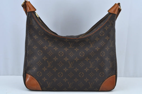 Authentic Louis Vuitton Monogram Boulogne 35 Shoulder Cross Bag M51260 LV 1831I