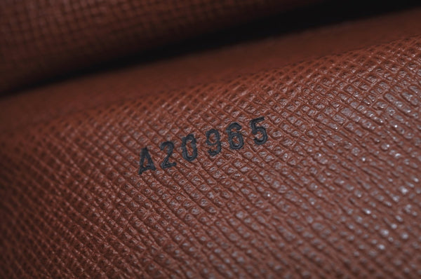 Authentic Louis Vuitton Monogram Boulogne 35 Shoulder Cross Bag M51260 LV 1831I