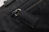 Authentic PRADA Vintage Nylon Tote Hand Bag Black 1831K