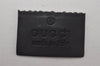Authentic GUCCI Vintage Bamboo Hand Bag GG Nylon Leather 0021010 Black 1833I
