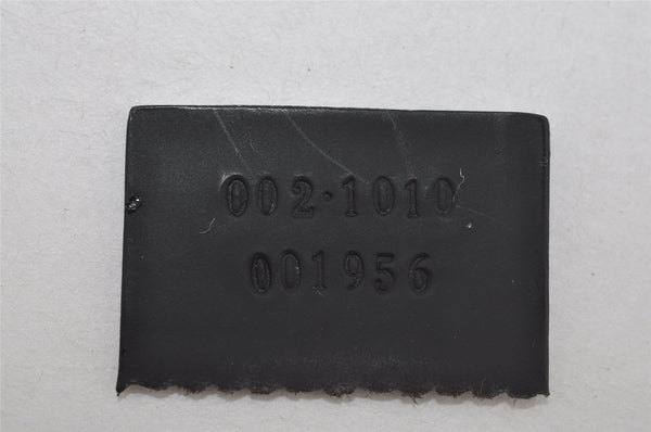 Authentic GUCCI Vintage Bamboo Hand Bag GG Nylon Leather 0021010 Black 1833I