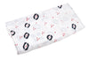 Authentic Louis Vuitton Monogram Graphic Stole Silk Wool White MP1625 Junk 1835K