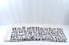 Authentic Louis Vuitton Monogram Graphic Stole Silk Wool White MP1625 Junk 1835K