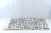 Authentic Louis Vuitton Monogram Graphic Stole Silk Wool White MP1625 Junk 1835K