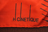 Authentic HERMES Carre 90 Scarf "H CINETIQUE" Silk Orange 1837J