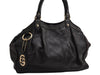Authentic GUCCI Guccissima Sukey Shoulder Tote Bag GG Leather 211944 Brown 1837K