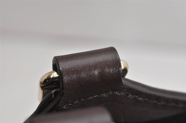 Authentic GUCCI Guccissima Sukey Shoulder Tote Bag GG Leather 211944 Brown 1837K
