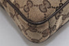 Authentic GUCCI Shoulder Cross Body Bag GG Canvas Leather 92551 Brown 1839K