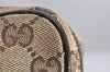 Authentic GUCCI Shoulder Cross Body Bag GG Canvas Leather 92551 Brown 1839K