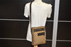 Authentic GUCCI Shoulder Cross Body Bag GG Canvas Leather 92551 Brown 1839K