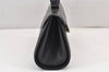 Authentic Burberrys Vintage Leather Hand Bag Purse Black 1840K
