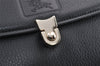 Authentic Burberrys Vintage Leather Hand Bag Purse Black 1840K
