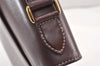 Authentic Cartier Vintage Must de Cartier Hand Bag Leather Bordeaux Red 1841K