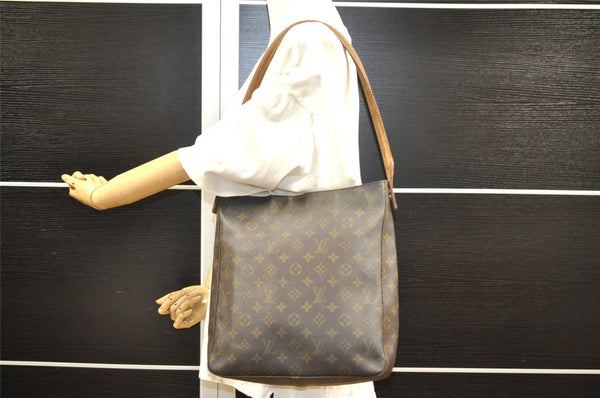 Authentic Louis Vuitton Monogram Looping GM Shoulder Bag M51145 LV 1842I