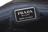 Authentic PRADA Nylon Leather Shoulder Cross Body Bag V158 Black 1842K