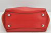 Authentic PRADA Vintage Leather Suede 2Way Shoulder Hand Bag Purse Red 1843K