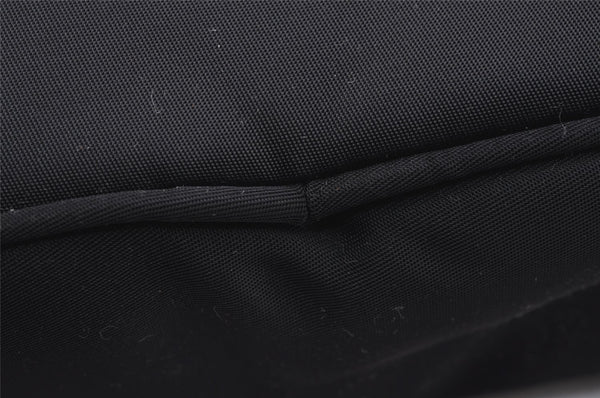 Authentic PRADA Vintage Nylon Tessuto Hand Bag Pouch Purse Black 1844I