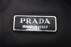 Authentic PRADA Vintage Nylon Tessuto Hand Bag Pouch Purse Black 1844I