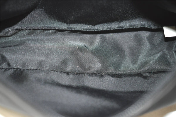 Authentic PRADA Vintage Nylon Tessuto Hand Bag Pouch Purse Black 1844I