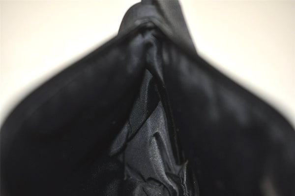 Authentic PRADA Vintage Nylon Tessuto Hand Bag Pouch Purse Black 1844I