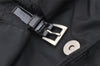 Authentic PRADA Vintage Nylon Tessuto Leather Drawstring Backpack Black 1846I