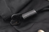 Authentic PRADA Vintage Nylon Tessuto Leather Drawstring Backpack Black 1846I